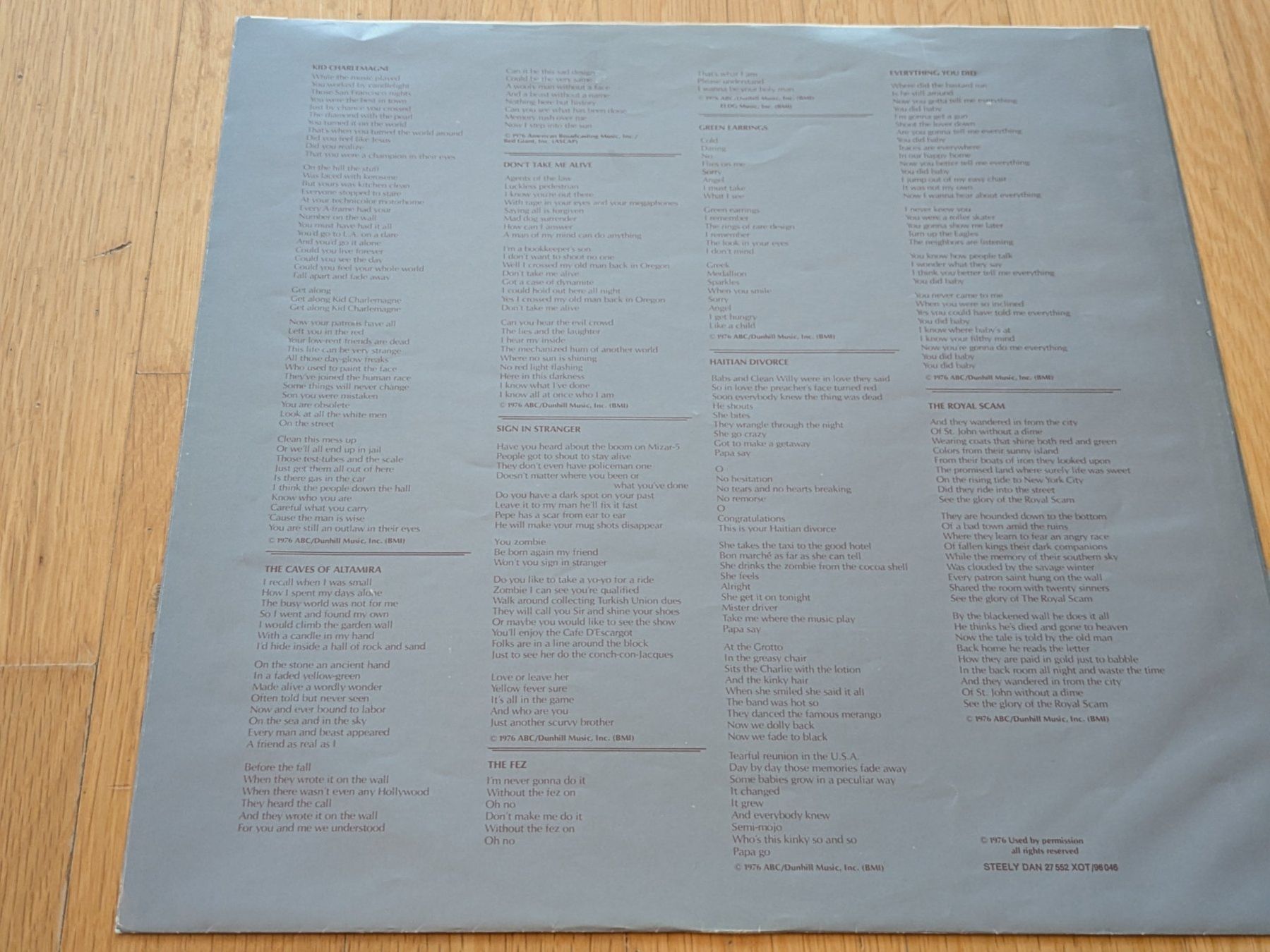 Schallplatten: Steely Dan The Royal Scam LP Vinyl – Gebraucht aus Dübendorf von PanzerGeneral 2