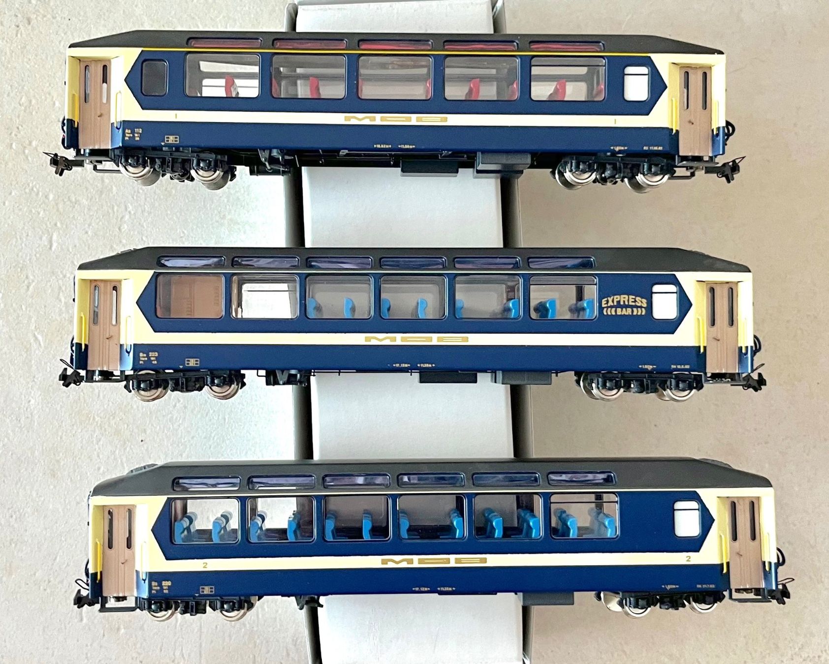 Fulgurex Modelleisenbahnen: FULGUREX H0m  MOB Set – Neu (gemäss Beschreibung) aus Bleiken von hbw45 1
