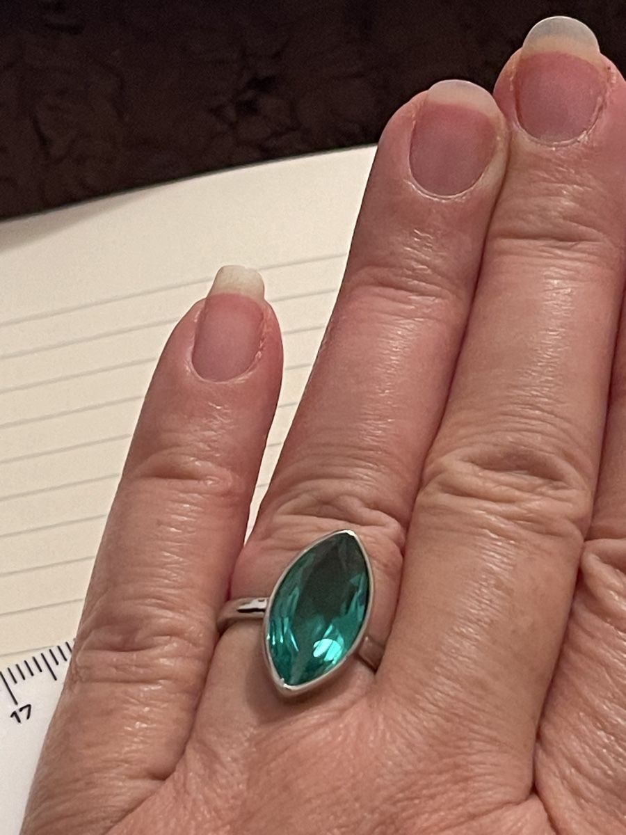 Anelli: Jolie bague 59 pierre verte neuve – Nuovo (secondo la descrizione) da Kloten venduto da Vermicelles