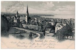 Rorschach, Lichtbild, gelaufen 1904