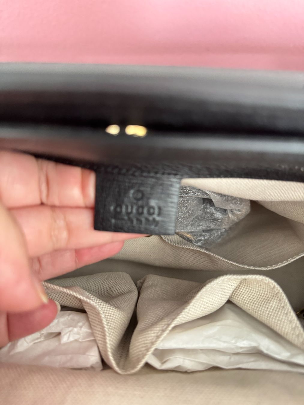 Gucci Taschen für Damen: Gucci Bright bit schwarz-golden – Neu (gemäss Beschreibung) aus Muttenz von einfach-schoen 5