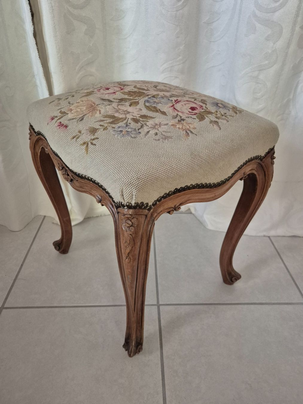 Sgabelli: Gobelin Hocker Louis XV – Usato da Egerkingen venduto da Castel77 2
