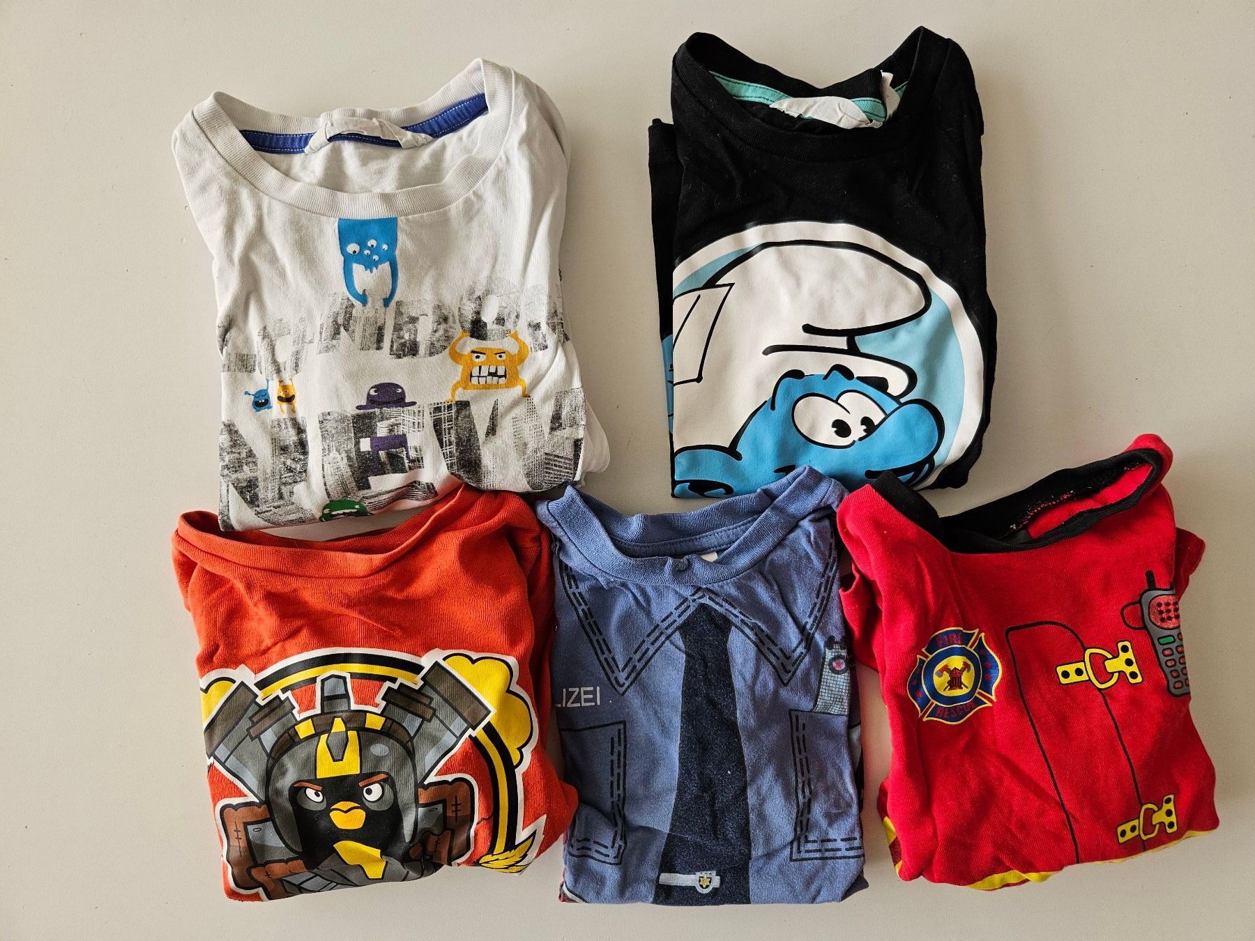 Lotti & Set di vestiti: Set Shirts Langarm 5 Stück ca. Gr. 98/104 – Usato da Unterengstringen venduto da saraman