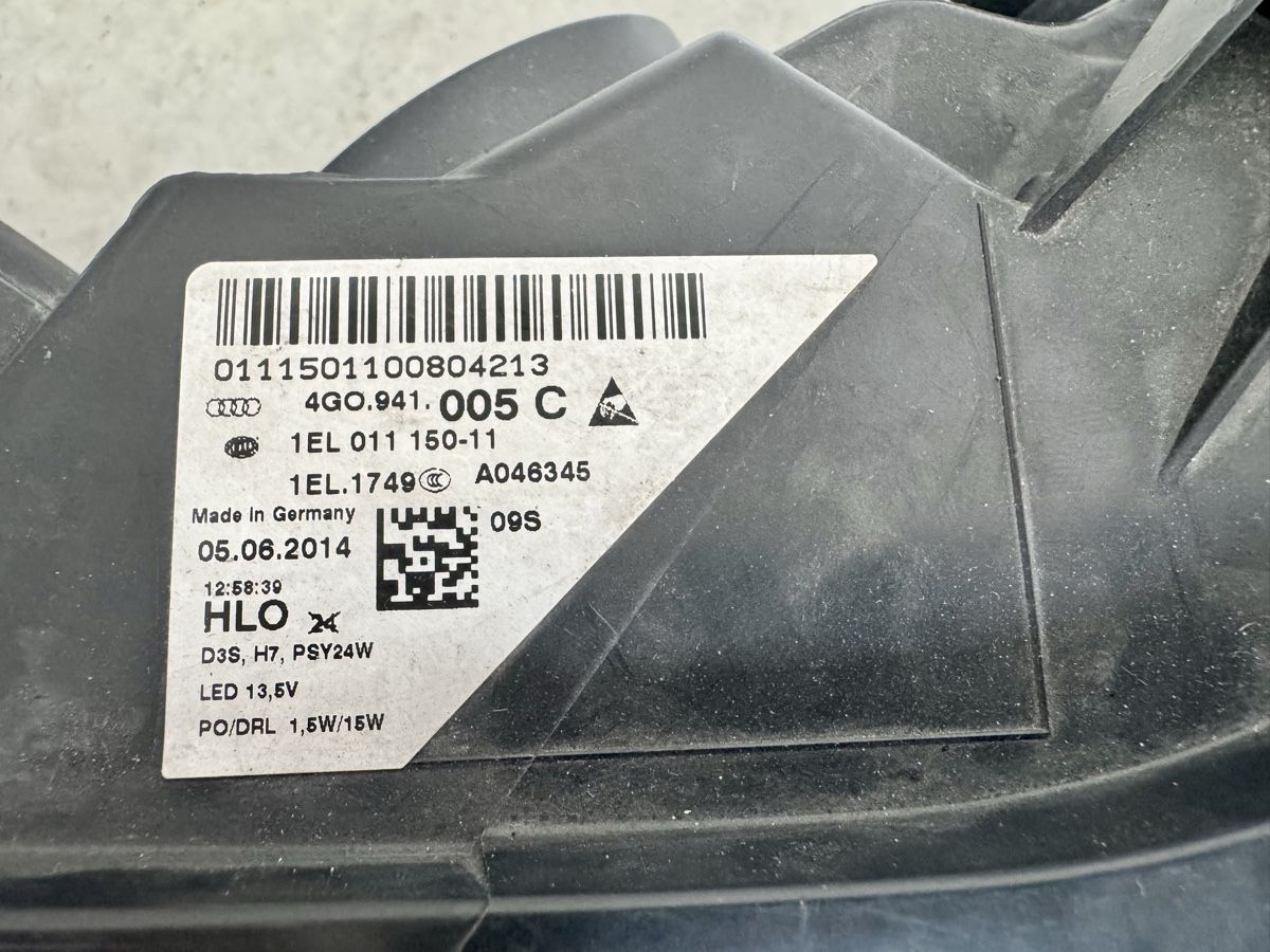 Audi Scheinwerfer: SCHEINWERFER AUDI A6 C7 XENON LINKS – Gebraucht aus Meilen von SimoKutlin46 2