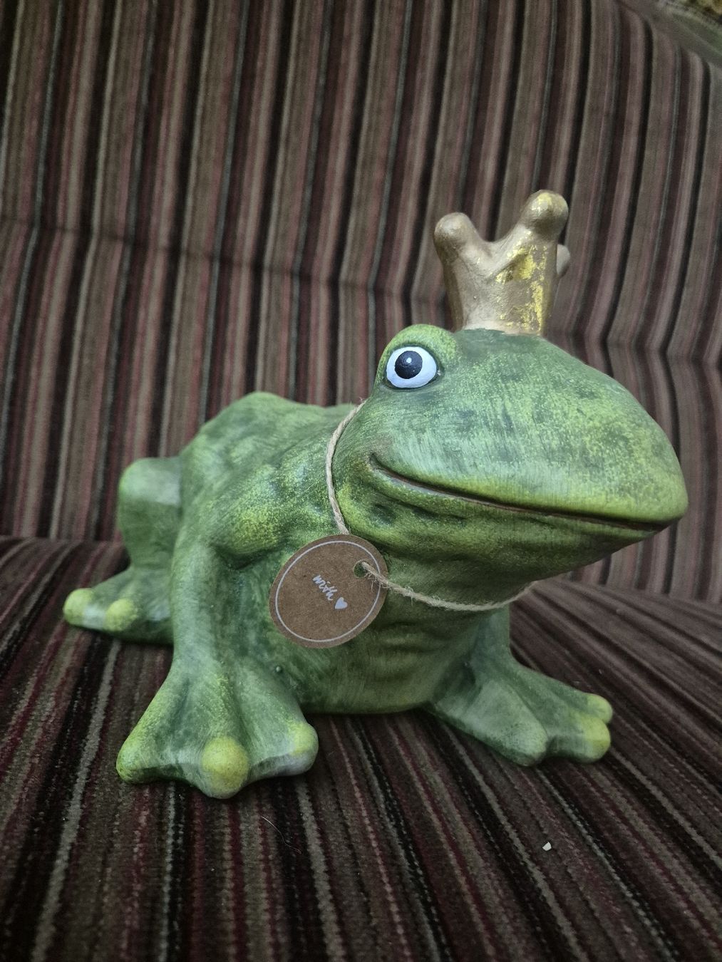 Statuette: Frosch Deco  – Nuovo e nell'imballaggio originale da Wettingen venduto da mus_gsb5 1