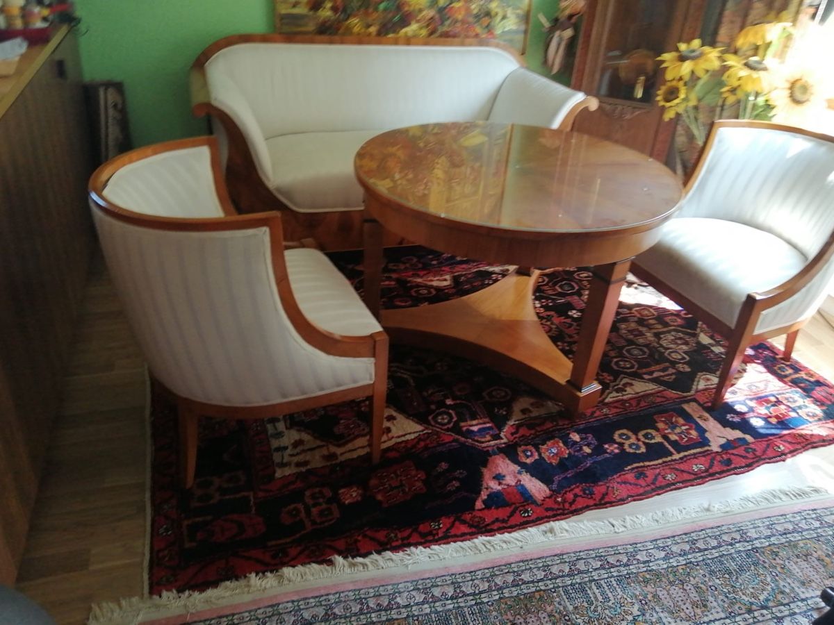 Divani: Biedermeier Stil  Sitzgruppe – Usato da Bernhardzell venduto da Dorota07 3