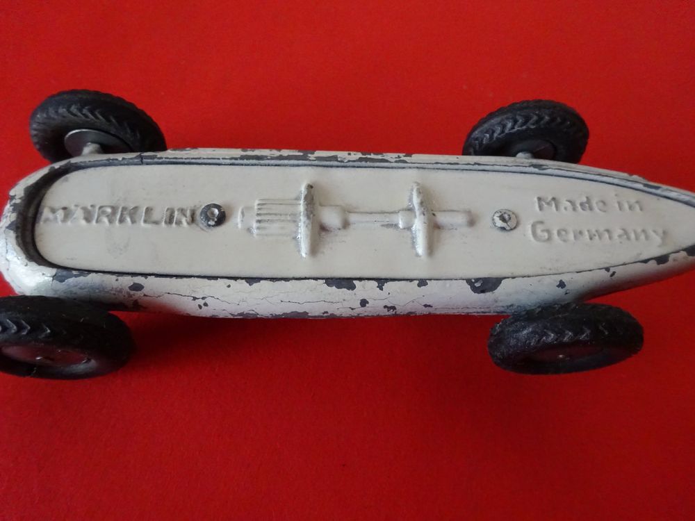 Marklin 5521/2 Auto Union Rennwagen Argent #2 - Voiture Miniature Tôle - Occasion