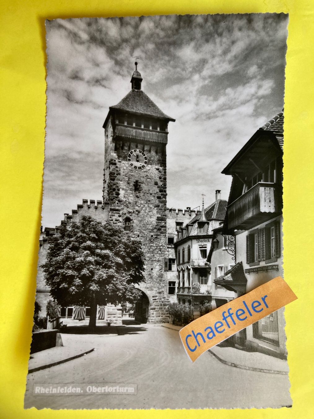Cartoline postali: Rheinfelden, Obertorturm – Usato da Zürich venduto da Chaeffeler