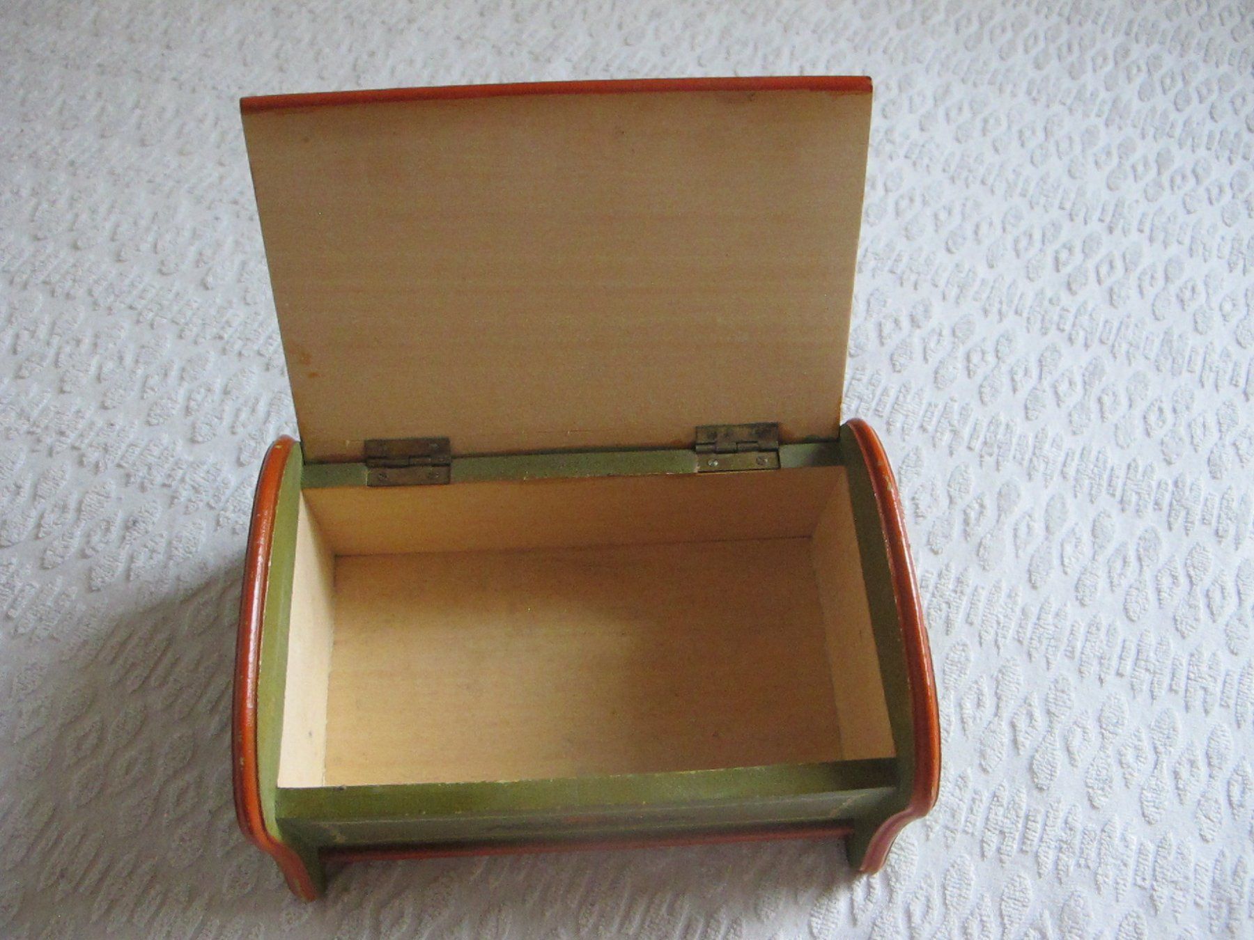 Schmuckkästen: Schmuck Schatulle /mit Bauernmalerei/Alt – Gebraucht aus Löhningen von Chimae67 2