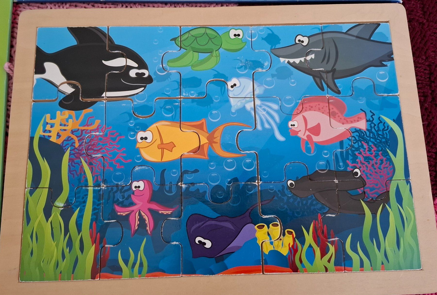 Puzzle: Lot de 4 puzzles enfants/Set mit 4 Kinderpuzzles – Usato da Moutier venduto da ant_6dwq 4