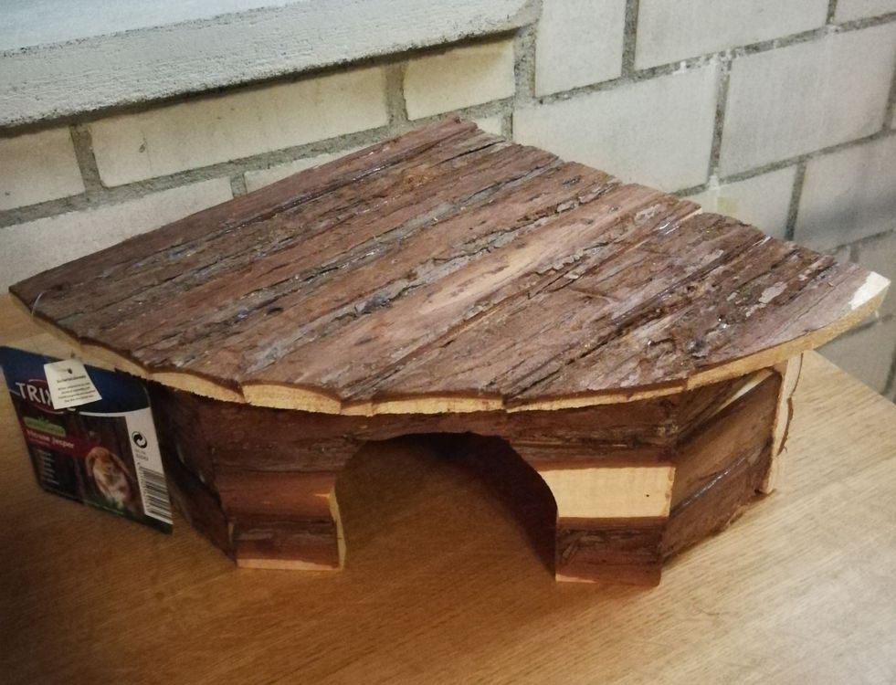 WUSJCOF Hamsterhaus Aus Holz - Eckhaus Mit Abnehmbarem Deckel Für Kleintiere