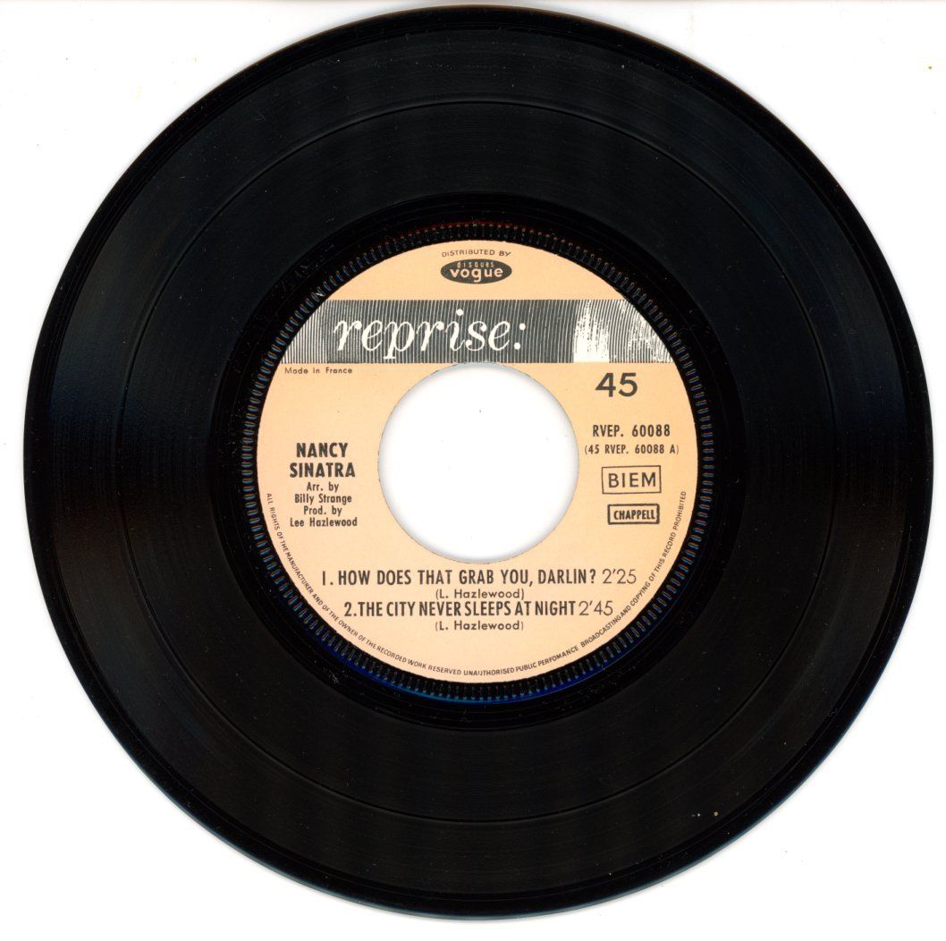 Dischi in vinile: EP 45 rpm - NANCY SINATRA – Usato da Morges venduto da evnocha3 2