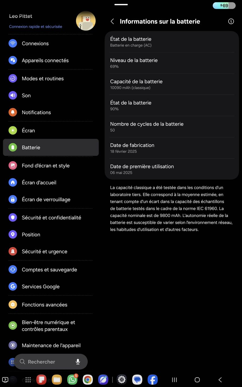 Samsung Tablet PC: Tablette Samsung Galaxy Tab S10 FE+ avec clavier  – Usato da Hermenches venduto da leo1803 9