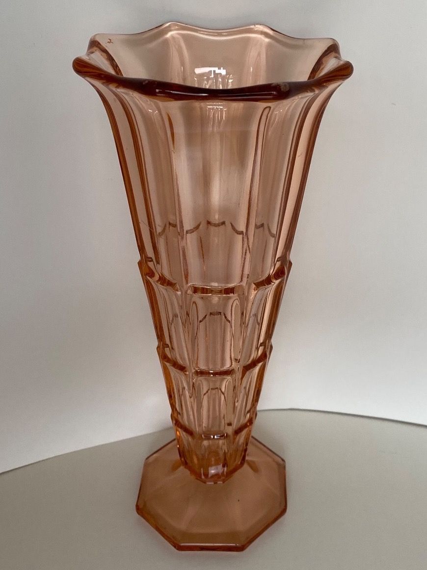 Vasen & Gefässe: Grosse  ART-DÉCO GLAS VASE - ROSALIN – Gebraucht aus Zürich von lesgarcons 2