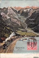 Bahn // 1905 Gotthard-Bahn Dampf Flüelen