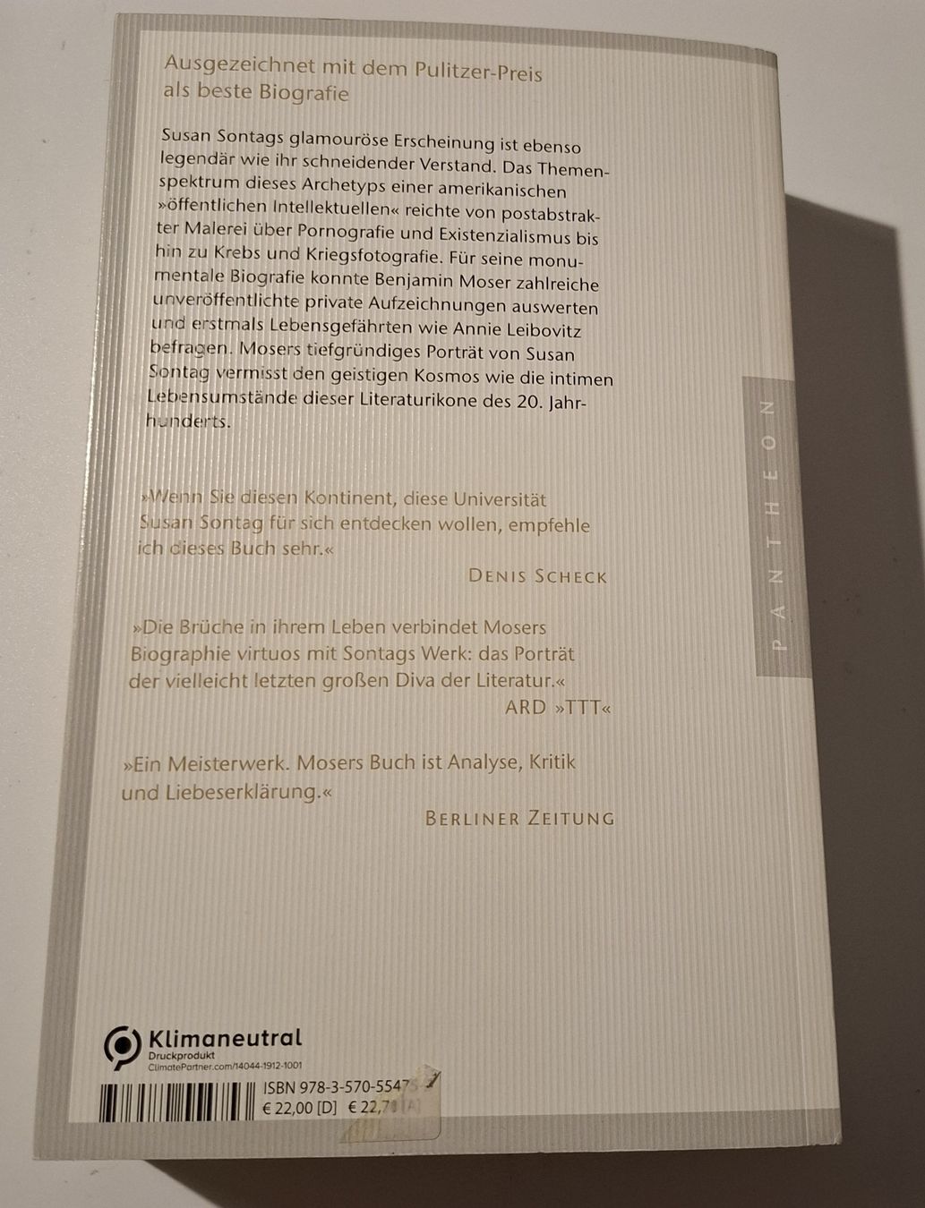 Libri: Susan Sontag - Die Biografie, Benjamin Moser – Usato da Zürich venduto da apf_b8zl 1