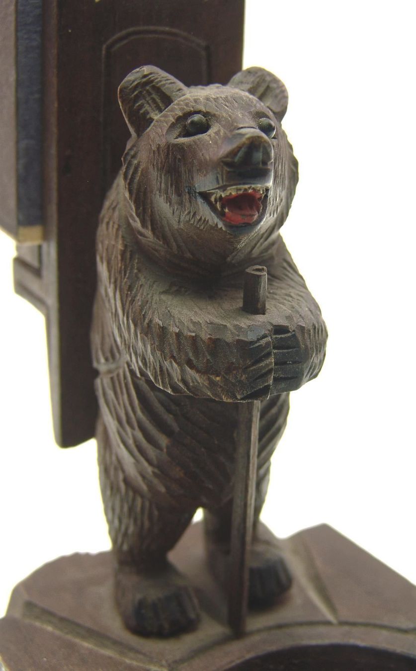Sculptures & Statues: Alter wunderschöne Brienzer Wanderbär mit Streichholzhalter – D'occasion à Langenthal par TolleGeschenke2026