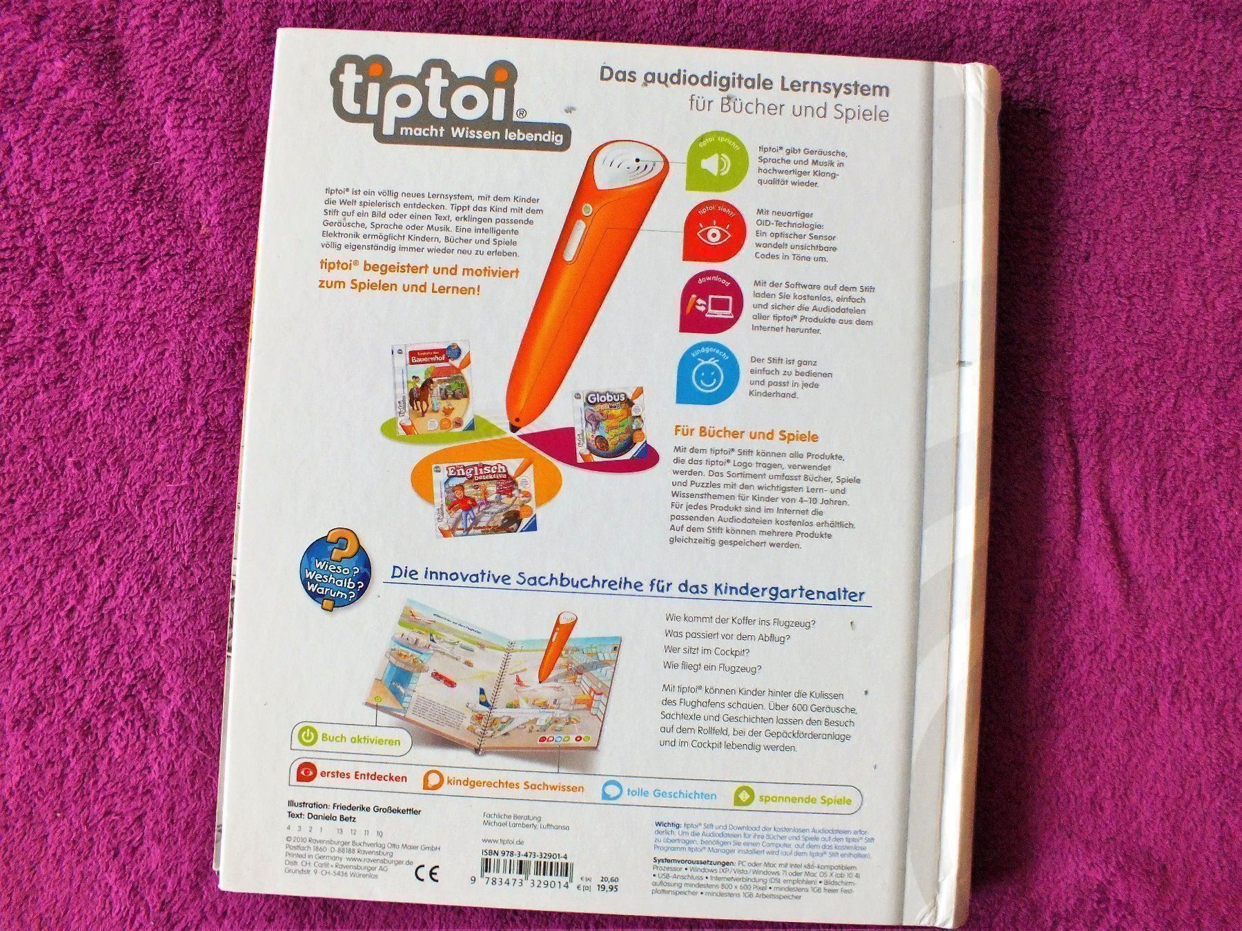Bücher: tiptoi Buch - Entdecke den Flughafen – Gebraucht aus Müllheim Dorf von Seeeule01 9