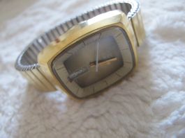 Sammler Uhr Classic Quartz Tag-Datum Herren Vintage Läuft