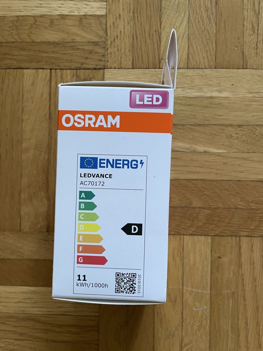 Osram Lampade: OSRAM LED Lampe, E27, Neu, Kaltes Licht – Nuovo (secondo la descrizione) da Zürich venduto da 01pippa 1