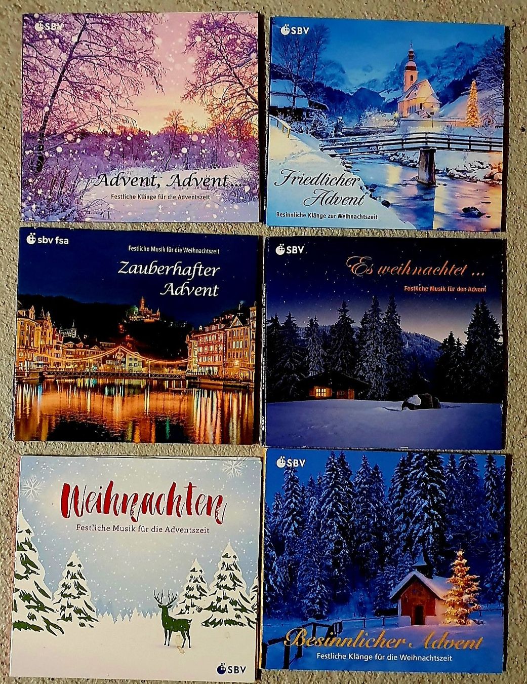 CDs: 6 Weihnachts CD – Gebraucht aus Egerkingen von Acc1
