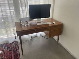 Teak Schreibtisch Sekretär 