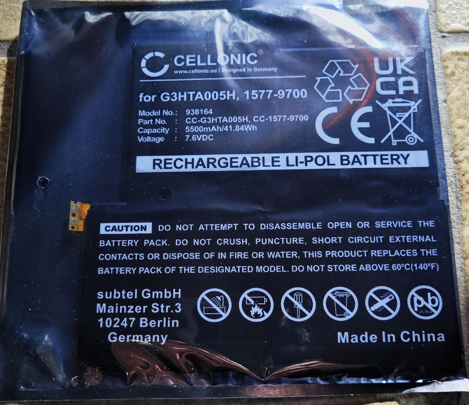 Akkus: Akku für Surface Pro 3 – Neu und originalverpackt aus Bonstetten von zhoengg