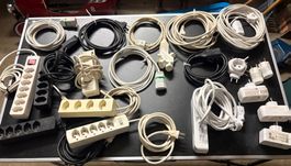 Steckdosenleisten und Adapter Konvolut diverse Typen