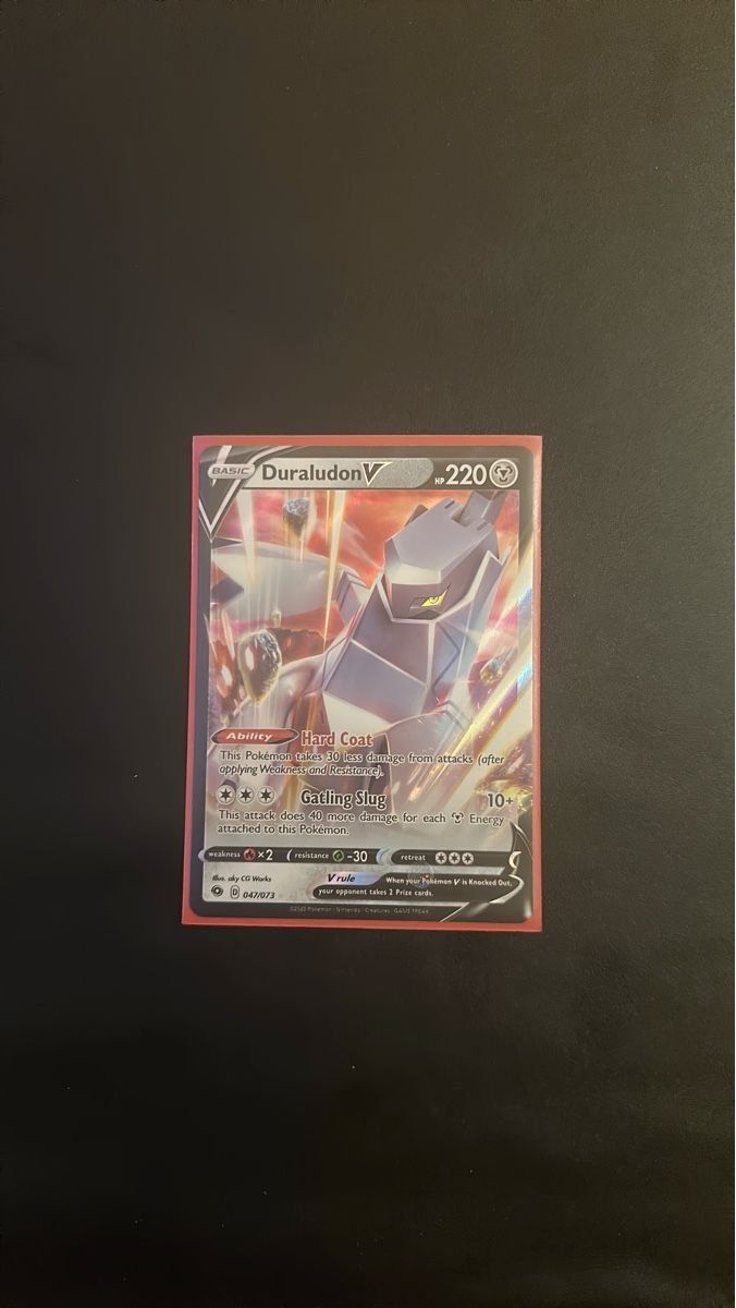 Pokémon Carte collezionabili: Duraludon V #47 Pokemon Champion's Path – Usato da Jona venduto da ada_jsq8