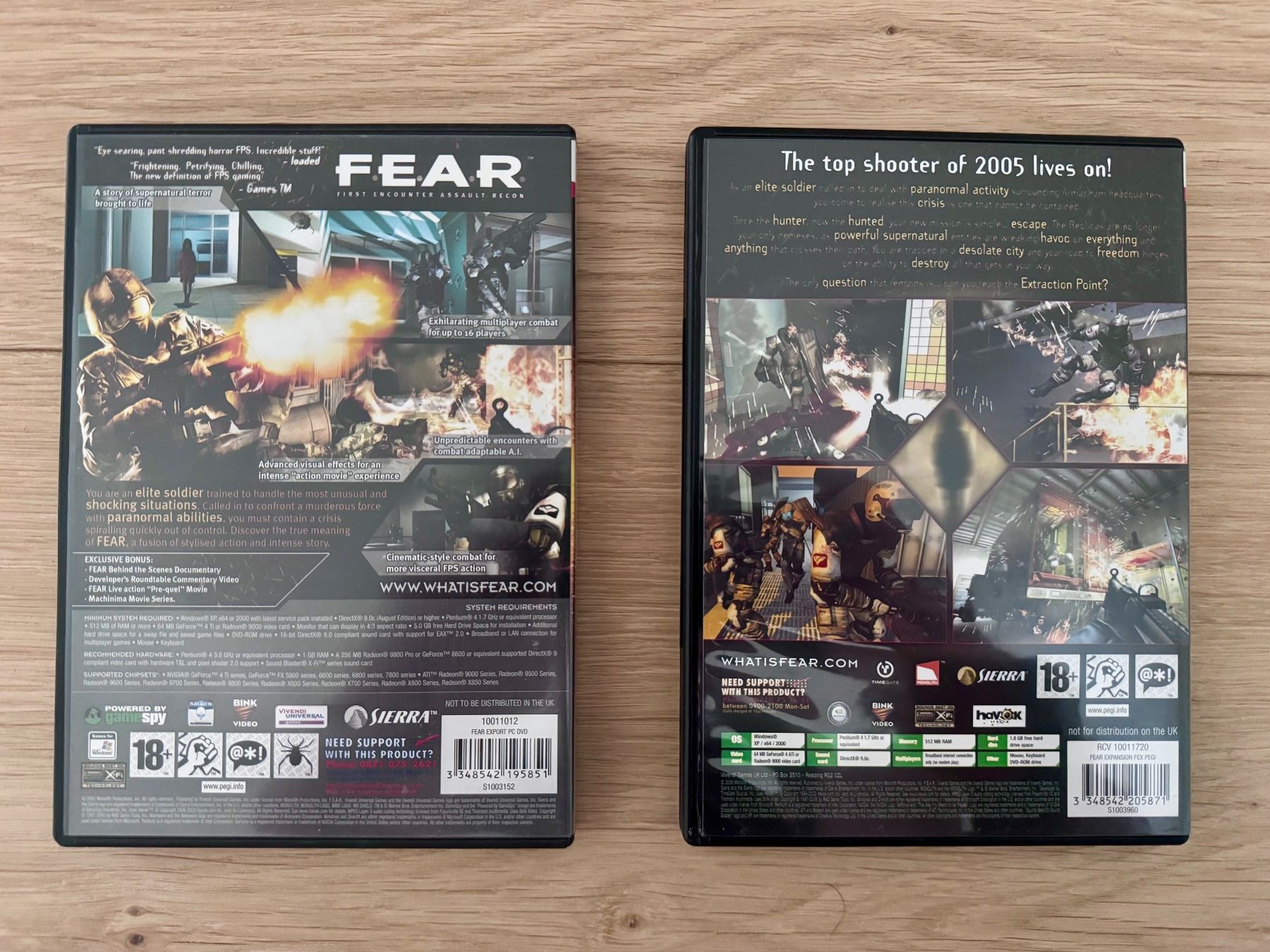 Giochi: F.E.A.R. + Expansion Pack (PC) – Usato da Beckenried venduto da Aloisius_1991 1