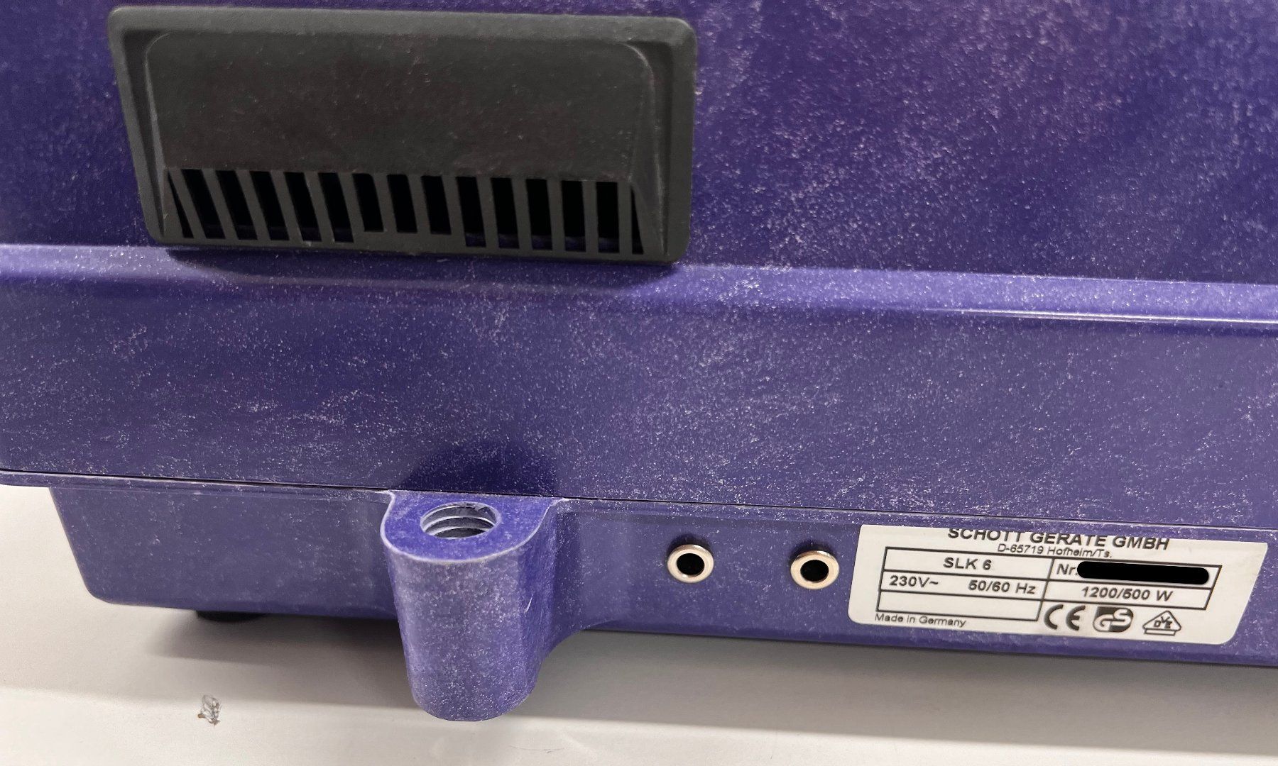 Accessori da laboratorio: Schott SLK6 Keramik Doppelheizplatte – Usato da Niederdorf venduto da LeptonAG_Labor 6