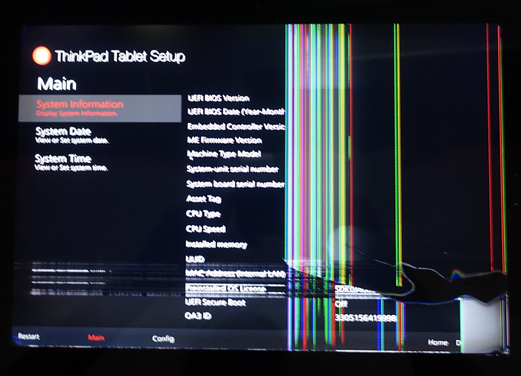 Lenovo Tablet PC: ThinkPad X1 Tablet 3rd Gen - defekt – Difettoso da Holzhäusern ZG venduto da Sky_ 2
