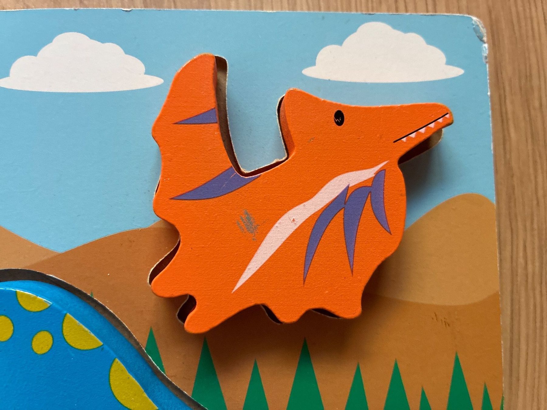 Puzzles: Holzpuzzle mit 8 Dinosaurier – D'occasion à Eggenwil par mic_b5l2 1