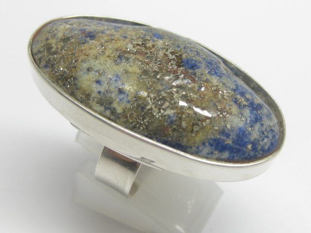 Anelli: Vintage Ring Silber 925 extravagant Lapislazuli XXL – Usato da Ermatingen venduto da Decovin 2