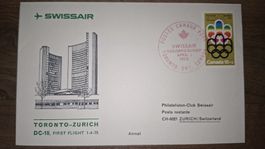 Swissair Toronto - Zürich 01.04.1975