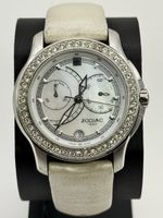 Zodiac Streamline Damenuhr Chronograph mit Steinen weiss