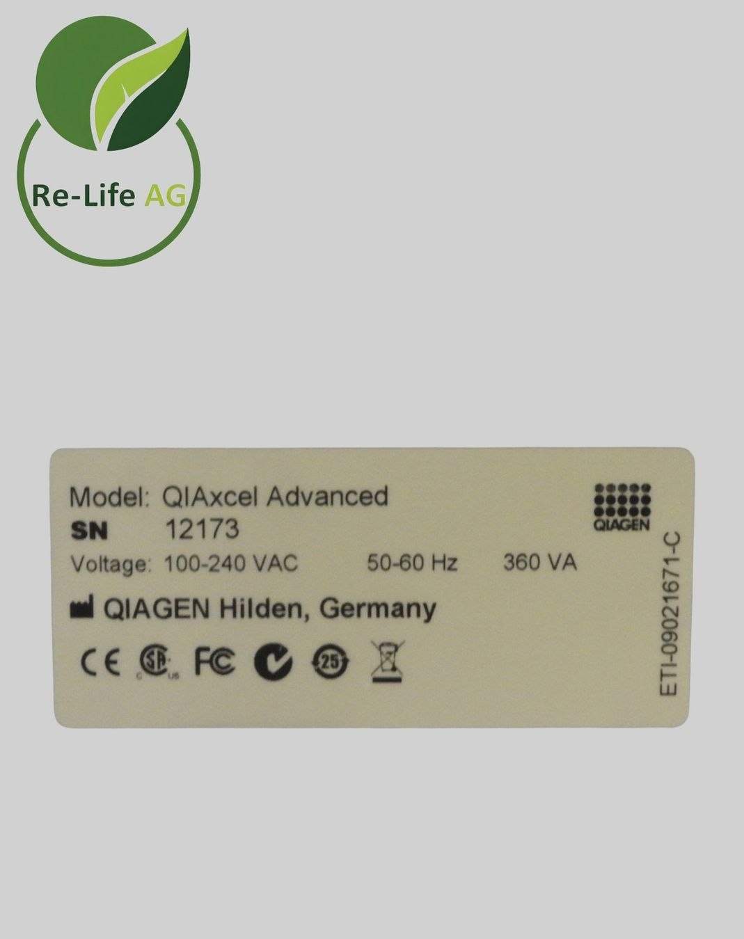 Tutte le macchine: Qiagen QIAxcel Advanced device – Difettoso da Reinach BL venduto da Re-LifeAG_Labor 9
