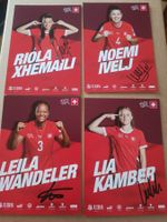 Set  - 4x handsignierte SFV Autogrammkarten ⚽🇨🇭