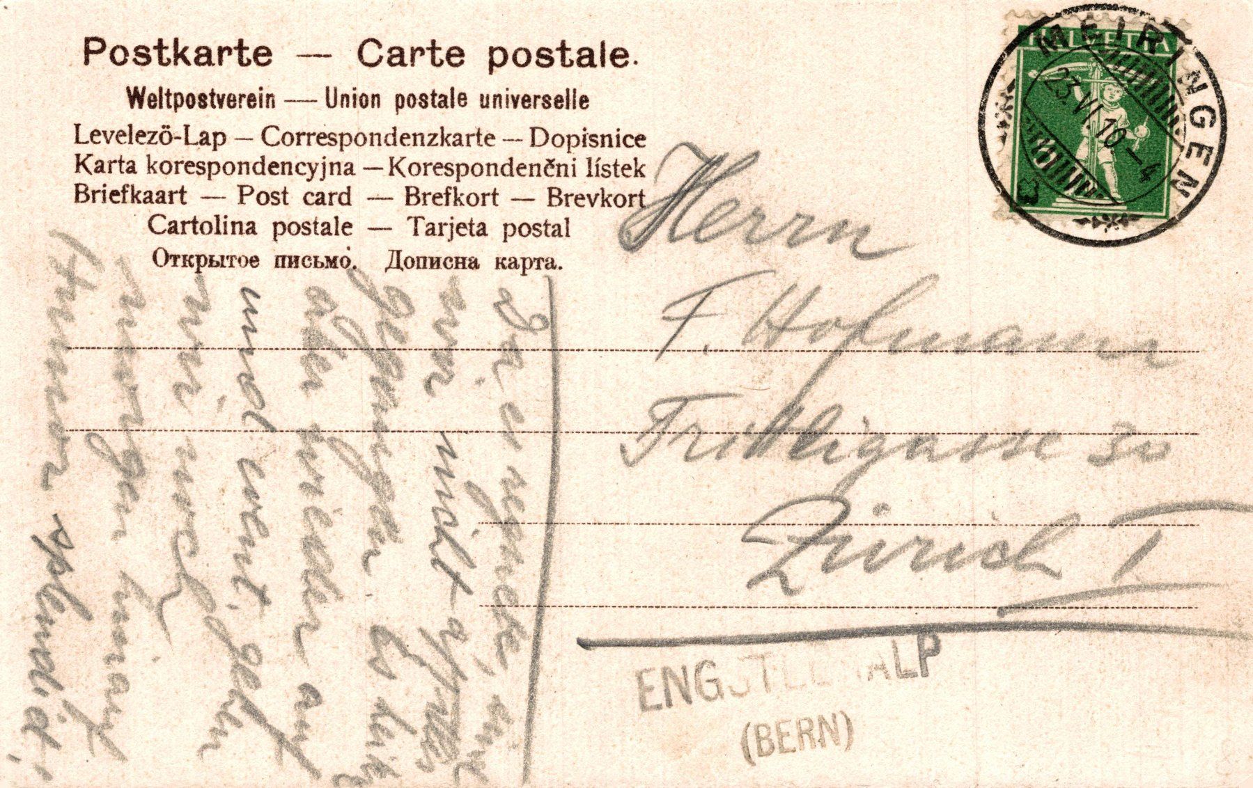 Cartes postales: Engstlenalp - Berneroberland – D'occasion à Bronschhofen par Astore 1