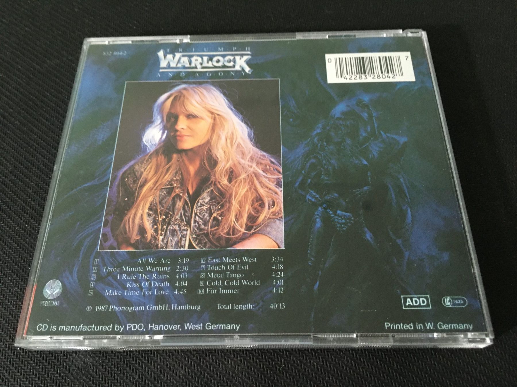 CD: Warlock - Triumph and agony -CD- – Usato da St.Gallen venduto da MedienJoe 2