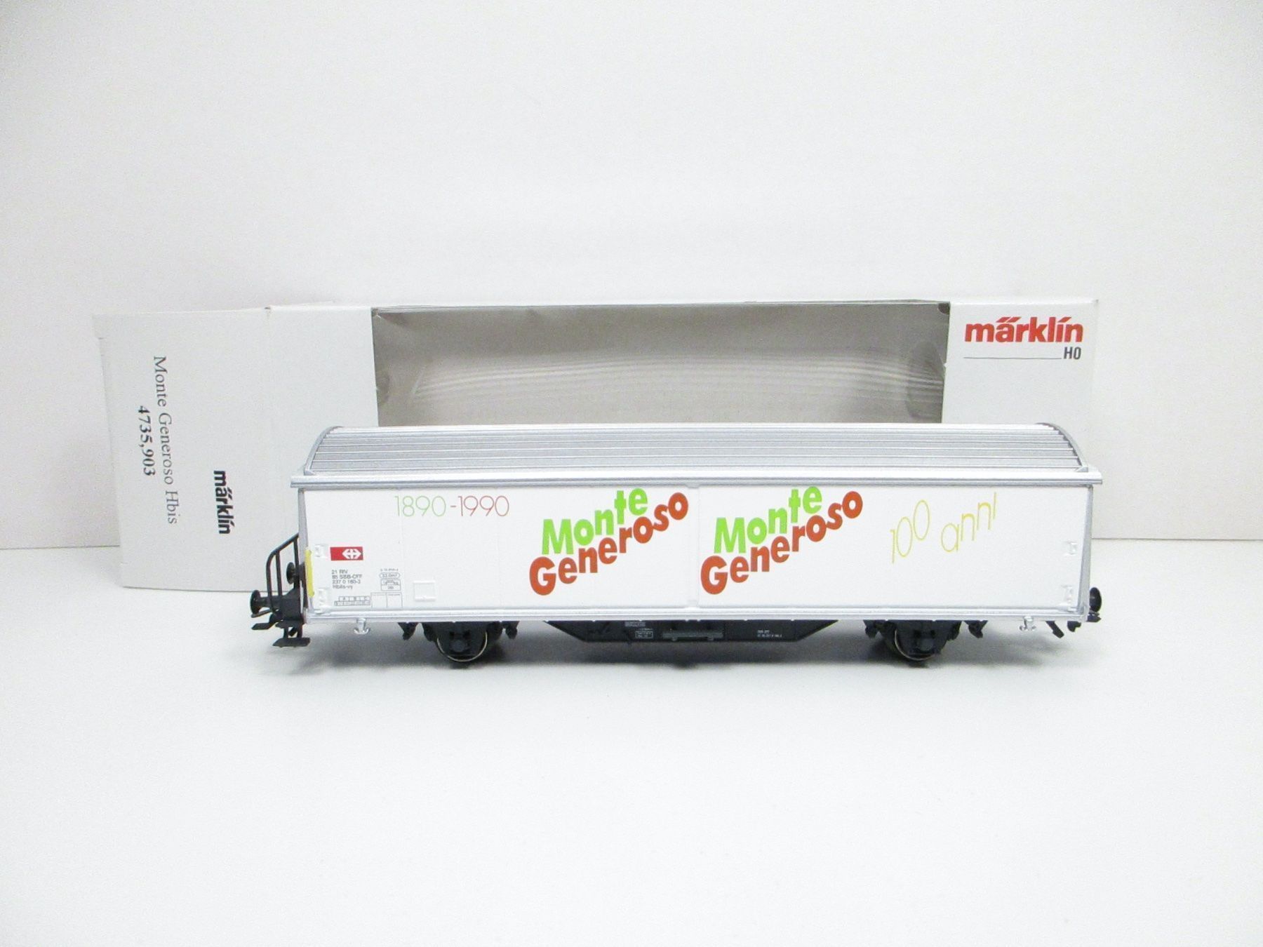 Märklin Modellini di ferrovie: Märklin H0 4735.903 SBB Schiebewandwagen – Nuovo e nell'imballaggio originale da Olten venduto da Heinrich875