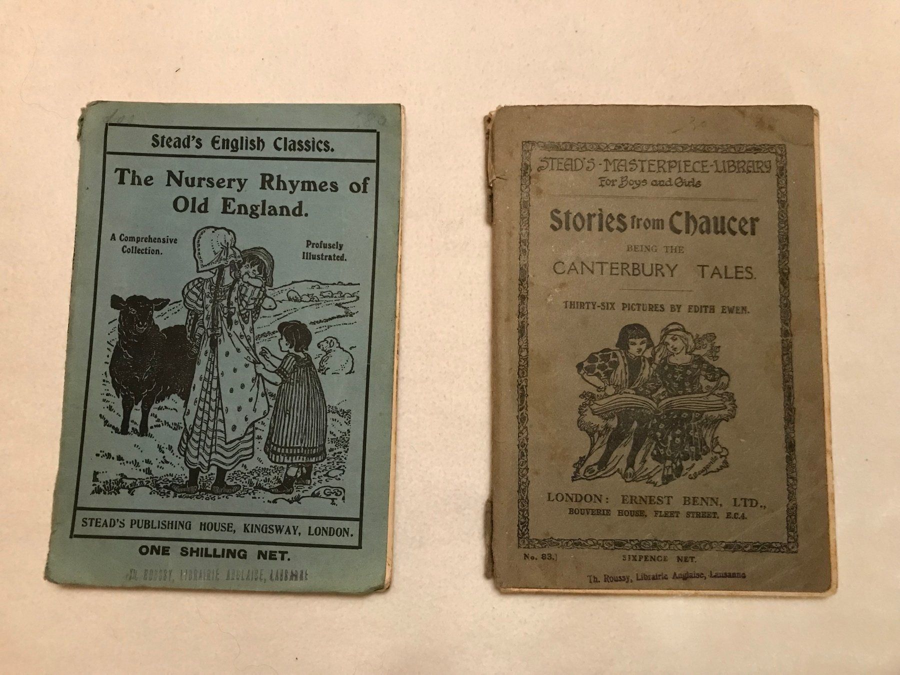 Bücher: 2 petits livres anciens en anglais – Gebraucht aus Ste-Croix von mjmg