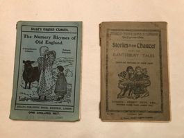 2 petits livres anciens en anglais