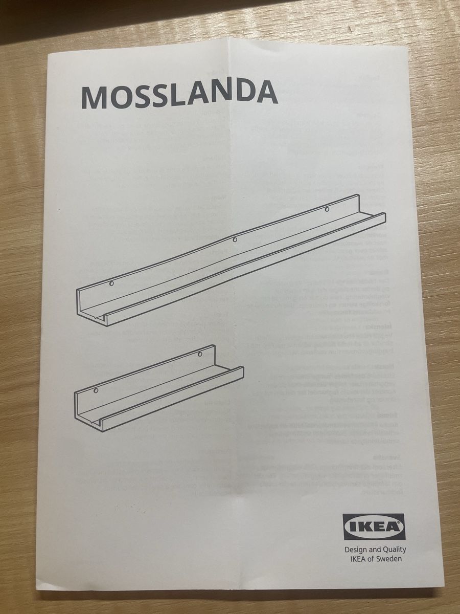Ikea Scaffali: IKEA MOSSLANDA Bilderleiste 55 cm – Nuovo (secondo la descrizione) da Bürchen venduto da UeliMueli84 5