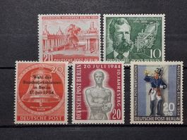 Berlin Mi-Nr.116-120 Postfrisch tadellos 45 Fr