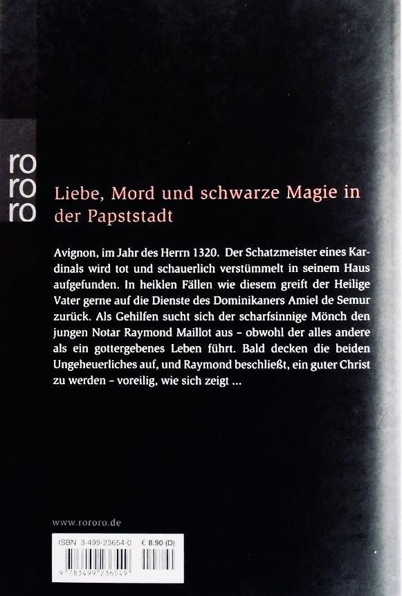 Bücher: DER NOTAR VON AVIGNON - CATHERINE JINKS - TASCHENBUCH – Gebraucht aus Buchs AG von fischli610 1