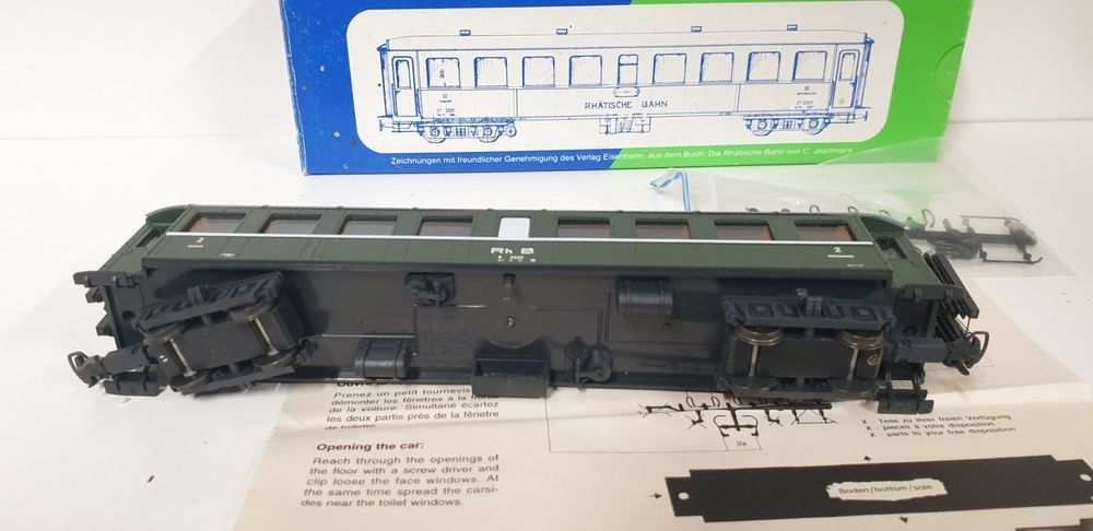 Modelleisenbahnen: STL-Models RhB B 2222 Personenwagen – Neu (gemäss Beschreibung) aus Neuenhof von ludovicco 5