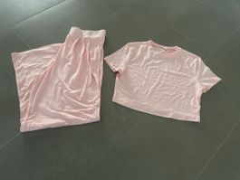Wellness Set: T-Shirt und Hose, zartrosa, Gr. XL