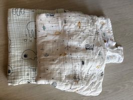 XXL Nuschelis und Babydecke ca 1m auf 1m