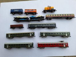 Personen- und Güter-Wagen Spur N